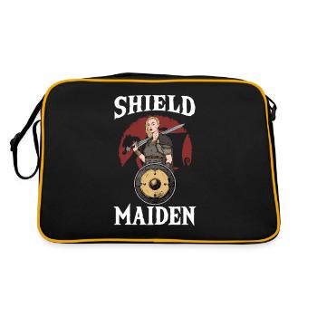 front 95561662293805580 - Retro Tasche - Schwarz/Gold - Hinten