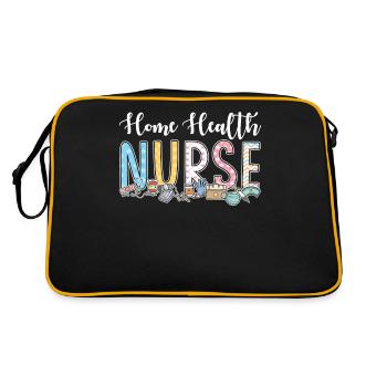 Nurses at home - Retro Bag - black/gold - Back