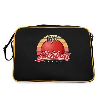 Kickball c’est juste du kickball sports compétitifs - Sac Retro - noir/or - Dos