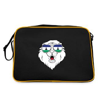 Libéria - Sac Retro - noir/or - Dos