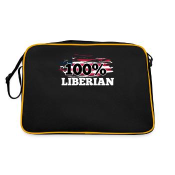 Libéria - Sac Retro - noir/or - Dos