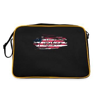 Libéria - Sac Retro - noir/or - Dos