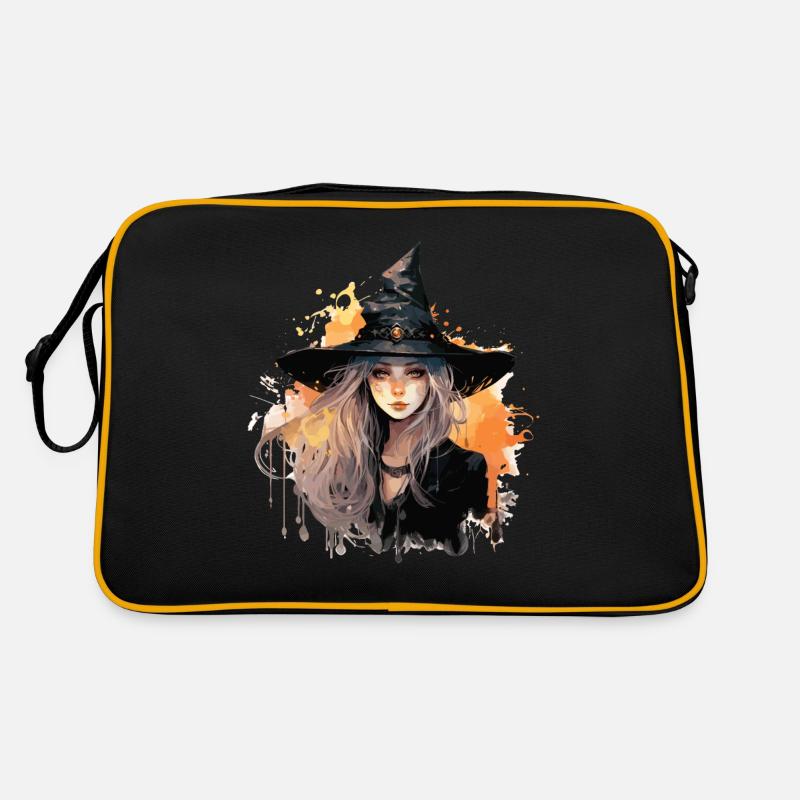 Cool Halloween Costume - Creepy Witch Retro Bag