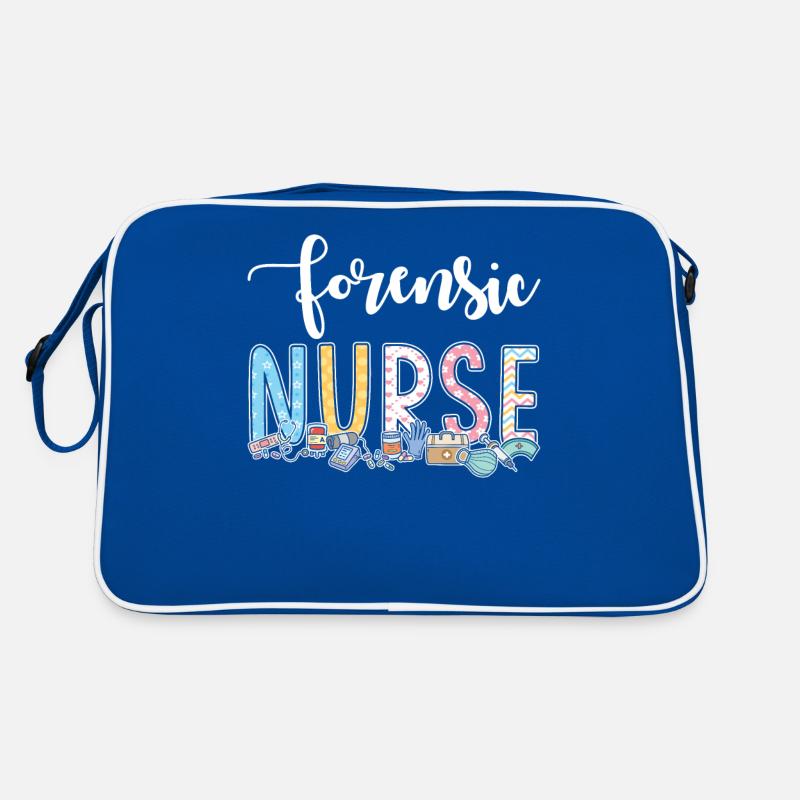 Gift idea for forensic nurses Retro Bag