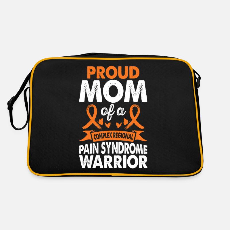 Mama Von Crps Warrior Awareness Month Orange Band Retro Tasche