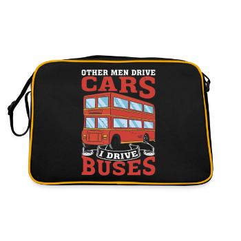 Other Men Drive Cars I Drive Buses 3 - Retro Bag - black/gold - Back