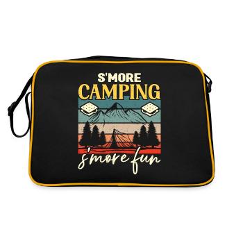 S'more Camping S'more Fun Roasting Marshmallows - Retro Bag - black/gold - Back