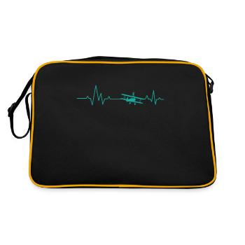 Heartbeat pour wingwalking Heartbeat line - Sac Retro - noir/or - Dos