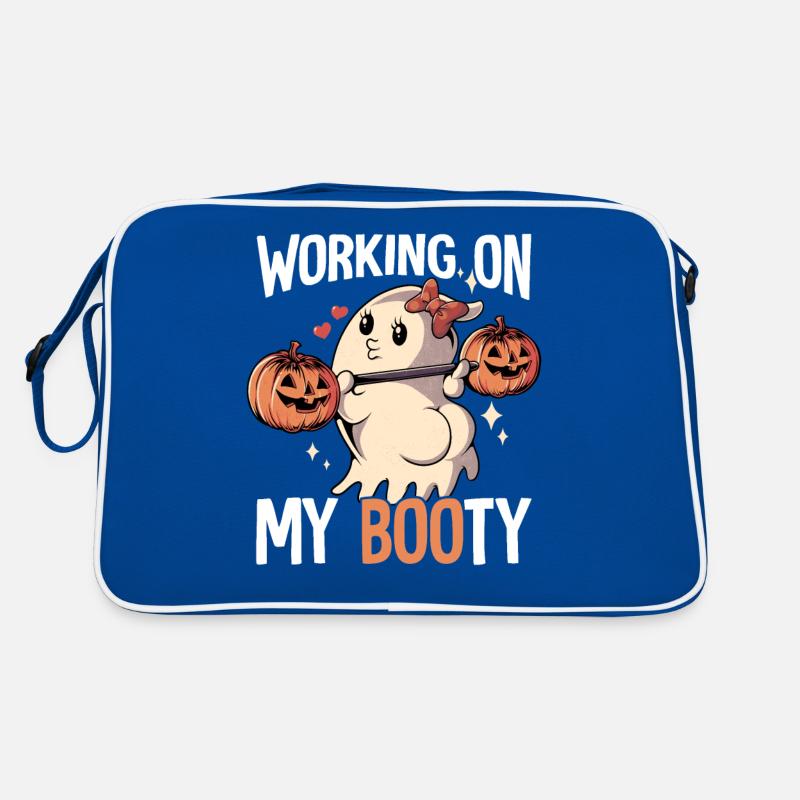 Working On My Booty Halloween Retro Bag