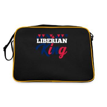 Libéria - Sac Retro - noir/or - Dos