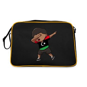 Libya - Retro Bag - black/gold - Back