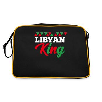 Libye - Sac Retro - noir/or - Dos