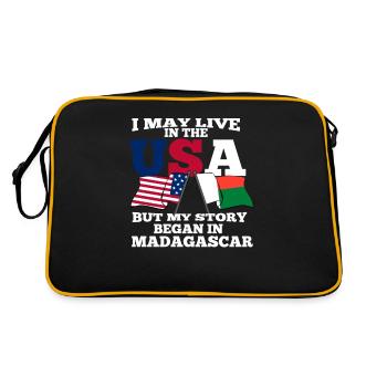 Madagascar - Retro Bag - black/gold - Back
