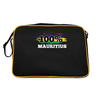 Mauritius - Retro Bag - black/gold - Back