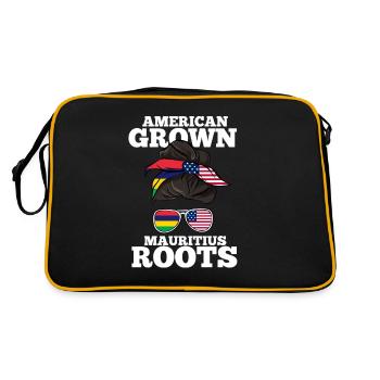 Mauritius - Retro Bag - black/gold - Back