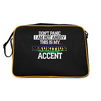 Mauritius - Retro Bag - black/gold - Back