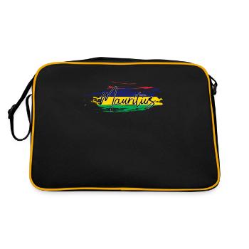 Mauritius - Retro Bag - black/gold - Back
