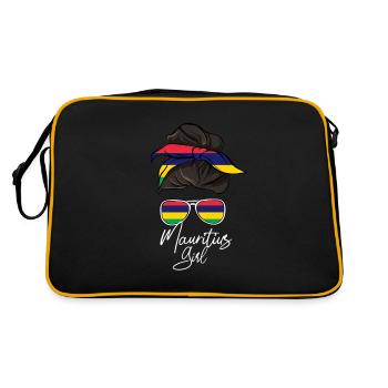 Mauritius - Retro Bag - black/gold - Back