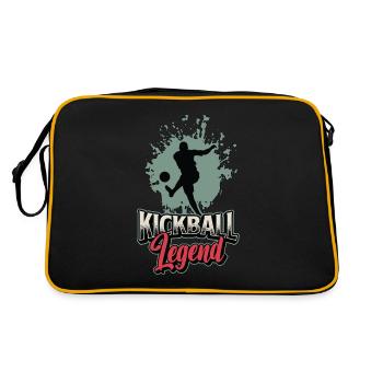 Kickball Légende Sports compétitifs Soccer Baseball - Sac Retro - noir/or - Dos