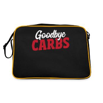 Goodbye Carbs Keto Diet Ketogenic Ketones - Retro Bag - black/gold - Back