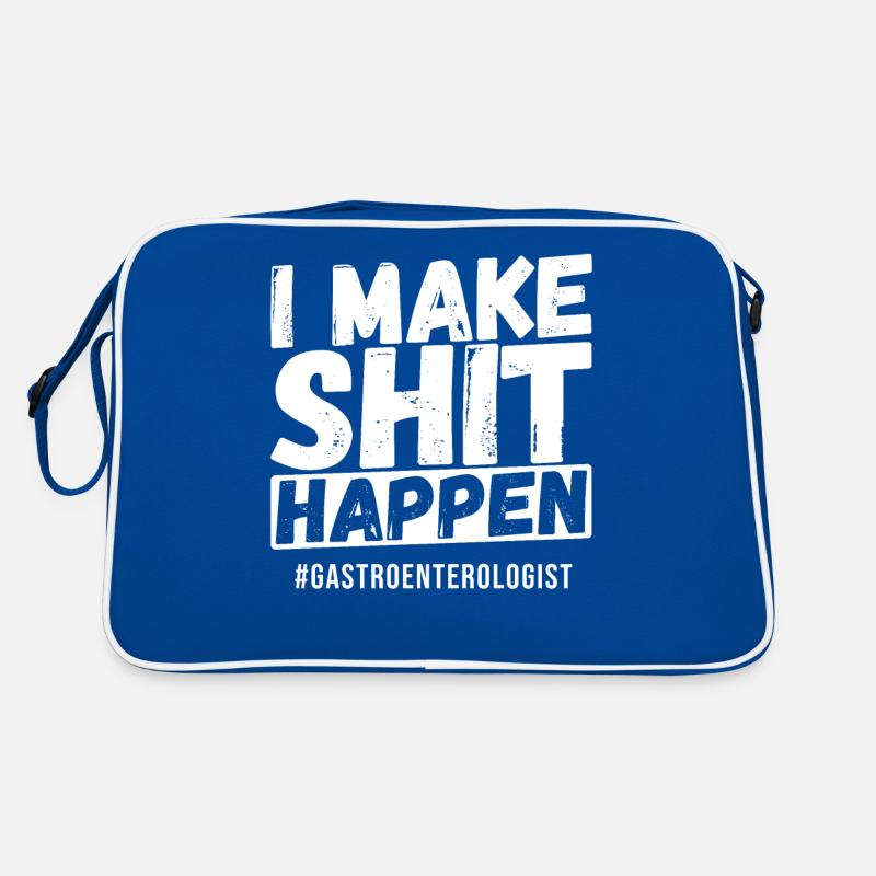 I Make Shit Happen #Gastroenterologist Retro Bag