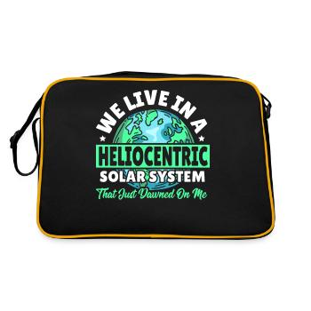 Planète STEM Nous vivons dans un environnement héliocentrique - Sac Retro - noir/or - Dos