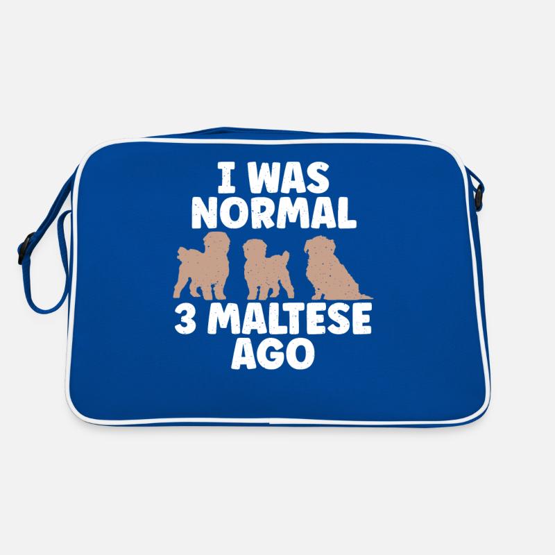Cadeaux de propriétaire maltais Sac Retro