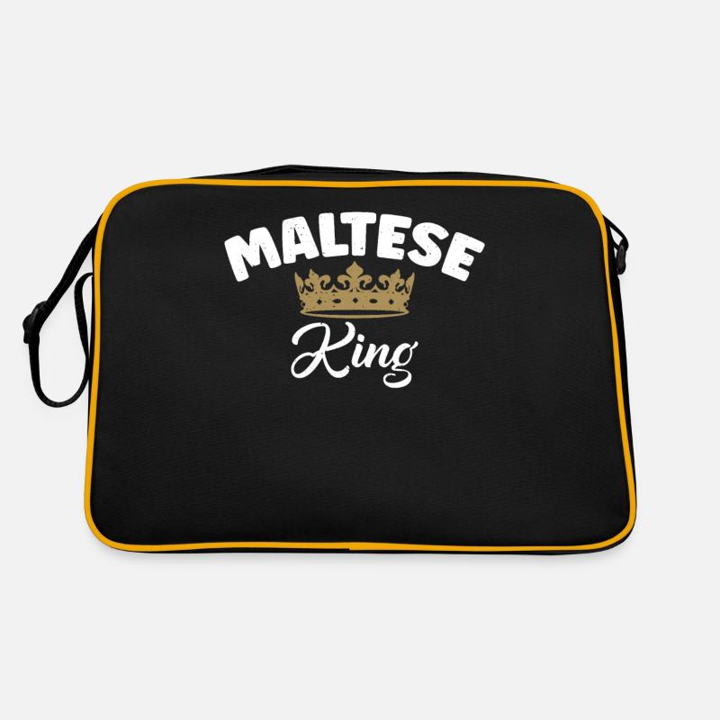 Maltese Owner Gifts Retro Bag