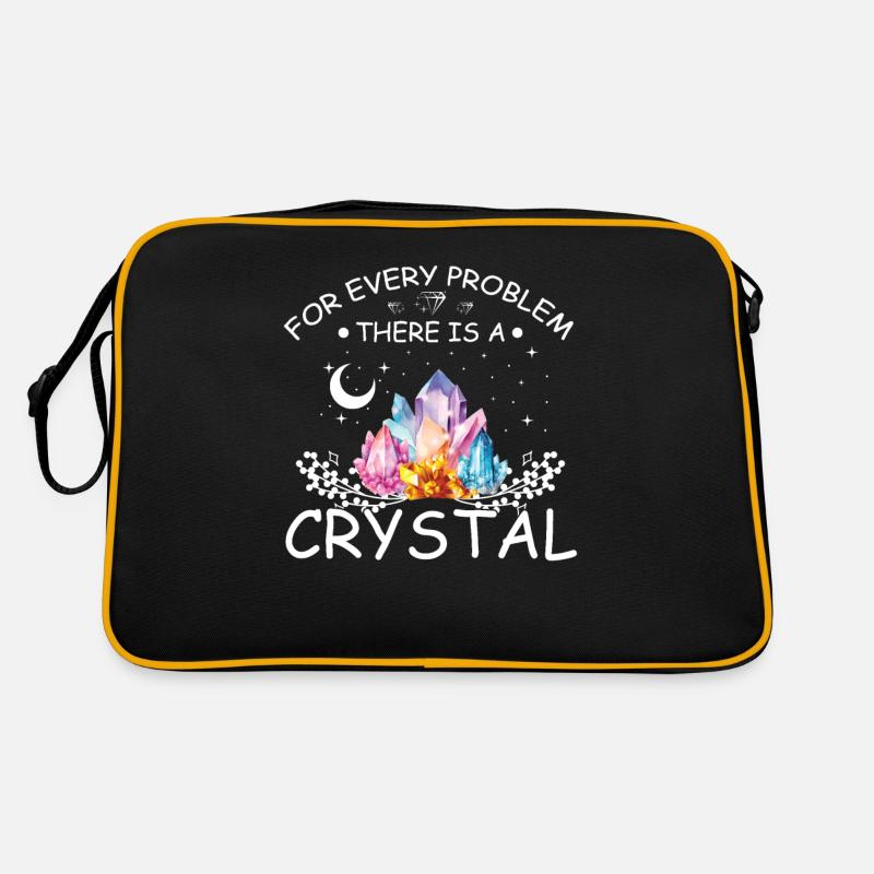 Drôle de guérisseur de chakra de pierre précieuse spirituel Sac Retro