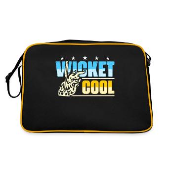 Croquet Wicket Cool Mallet Loves Outdoor Game - Retro Bag - black/gold - Back