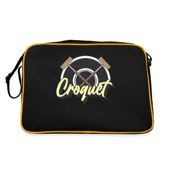 Croquet Loves Jeu d’extérieur Mallet Croquet Master - Sac Retro - noir/or - Dos