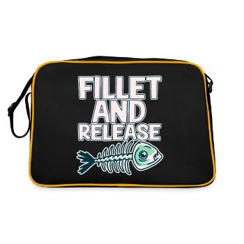 Fillet And Release 2 - Retro Bag - black/gold - Back