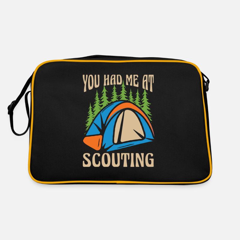 Pfadfinder Witzig Retro Tasche