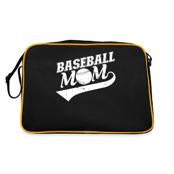 Maman baseball, maman baseball - Sac Retro - noir/or - Dos