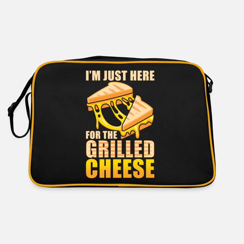 Fromage grillé seulement ici pour le fromage grillé Sac Retro