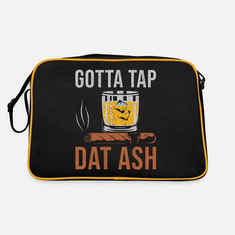 Cigar Whiskey Smoking Gotta Tap Dat Ash Retro Bag