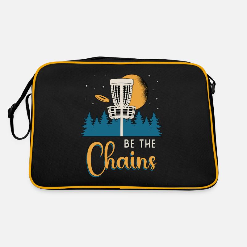 Flying Disc Be The Chains Disc Golf Basket Golfer Sac Retro
