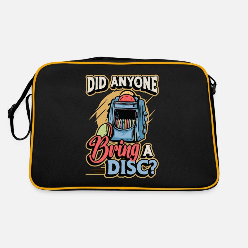 Flying Disc Quelqu’un a-t-il apporté un disque Frisbee Golf Sac Retro