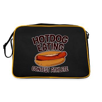 Hotdog Eating Contest Athlete 2 - Retro Bag - black/gold - Back
