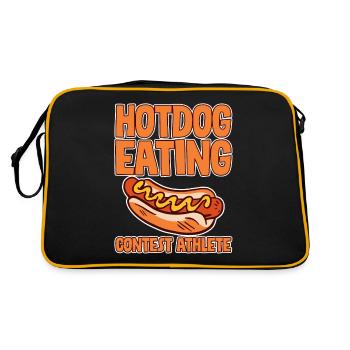 Hotdog Eating Contest Athlete 4 - Retro Bag - black/gold - Back