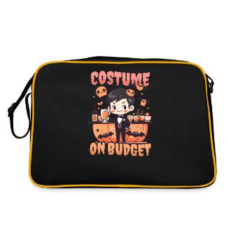 Halloween Barkeeper Costume On Budget - Retro Bag - black/gold - Back