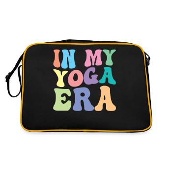 Yoga Retro Groovy Dans Le Mien - Sac Retro - noir/or - Dos