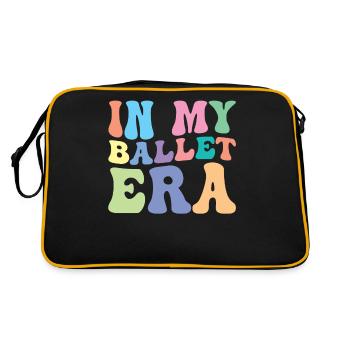 Ballet Groovy Ballet Dancer Dance Teacher Dance Class - Retro Bag - black/gold - Back