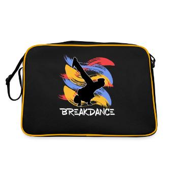 Breakdance - Sac Retro - noir/or - Dos