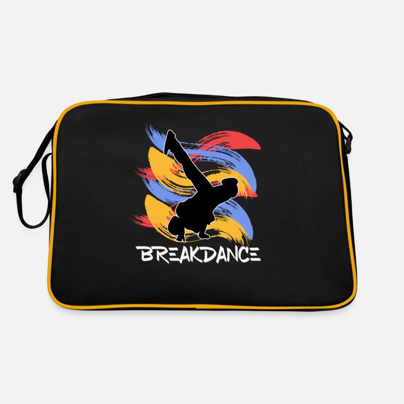 Breakdance - Sac Retro - noir/or