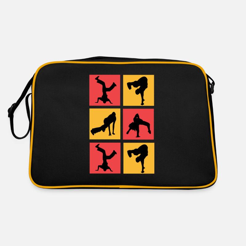 Breakdance - Sac Retro - noir/or