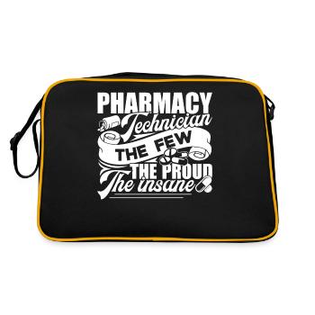 Pharmacy Technician Pharmacy Technician Proud - Retro Bag - black/gold - Back