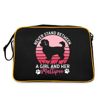 Cadeaux Maltipoo - Sac Retro - noir/or - Dos