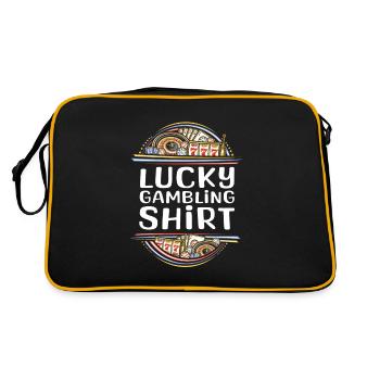 Bon thé de jeu pour tous les fans de casino - Sac Retro - noir/or - Dos