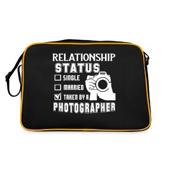 Photographer Photographer Relationship Status - Retro Bag - black/gold - Back
